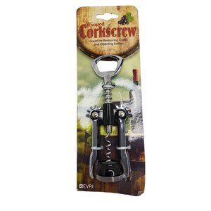 new evri winged corkscrew for corks and opening bottles.